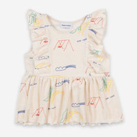 Playground All Over Ruffle Top