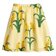 Parrot Woven Long Skirt