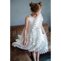 Ice Cream Dress in White