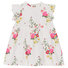 Baby White Floral Organic Cotton Dress Thumbnail