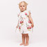 Baby White Floral Organic Cotton Dress Thumbnail