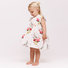 Baby White Floral Organic Cotton Dress Thumbnail