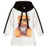 Little Girls Romeo Teddy Bear Sweatshirt Dress Thumbnail