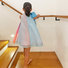 Romantica with Hand Embroidered Dress in Pastel  Thumbnail